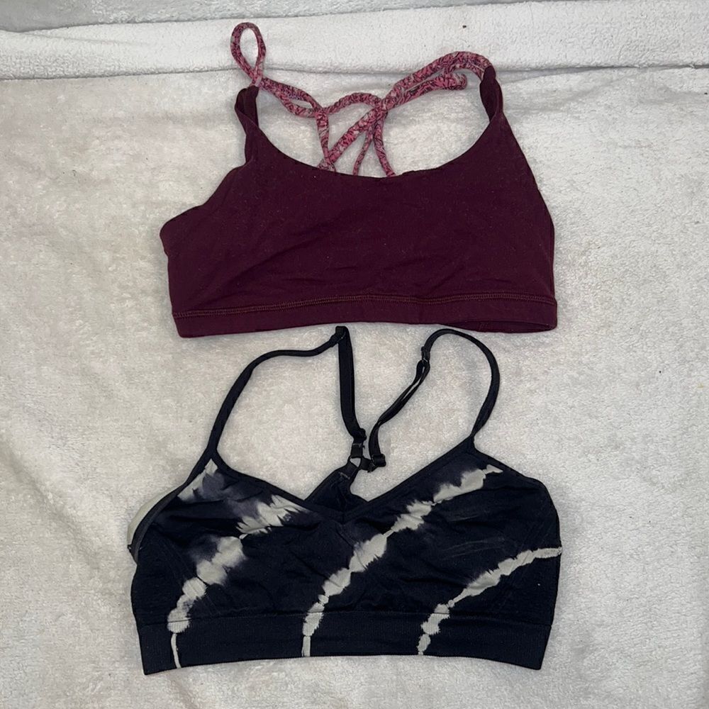 Sports bra bundle set size S one American eagle and one from Pink